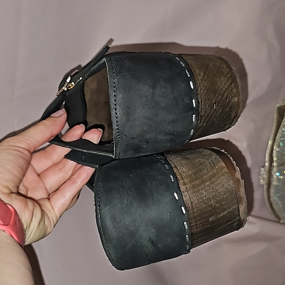 Sandgrens clogs gray suede Mary Jane's Swedish  size 41 (i4) - Picture 4 of 6